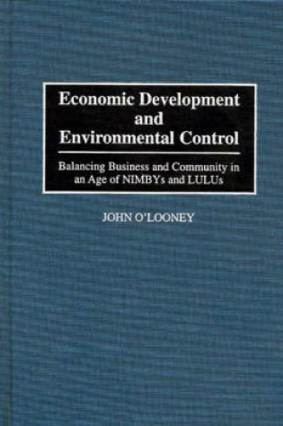 Cover of Economic Development and Environmental Control