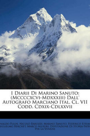 Cover of I Diarii Di Marino Sanuto