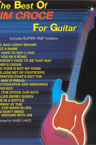 Cover of The Best of Jim Croce for Guitar