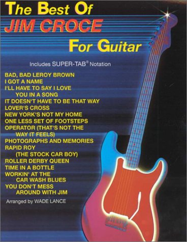 Book cover for The Best of Jim Croce for Guitar