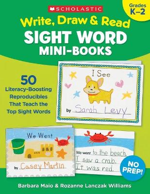 Book cover for Write, Draw & Read Sight Word Mini-Books
