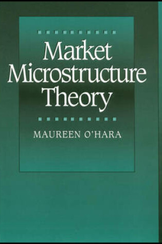 Cover of Market Microstructure Theory