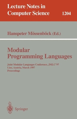 Cover of Modular Programming Languages