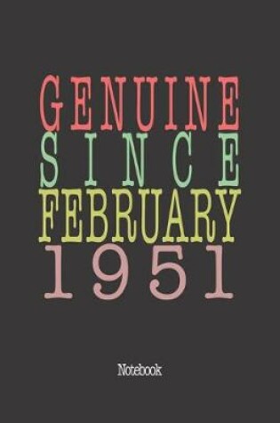 Cover of Genuine Since February 1951