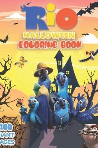 Cover of Rio Halloween Coloring Book