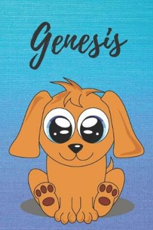 Cover of Genesis dog coloring book / notebook / journal / diary