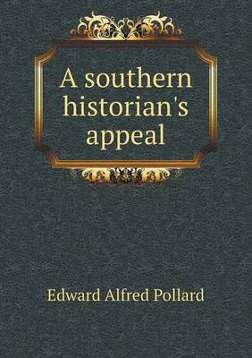 Book cover for A southern historian's appeal