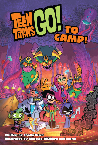 Book cover for Teen Titans Go! to Camp