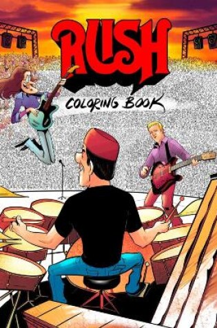 Cover of Rush Coloring Book
