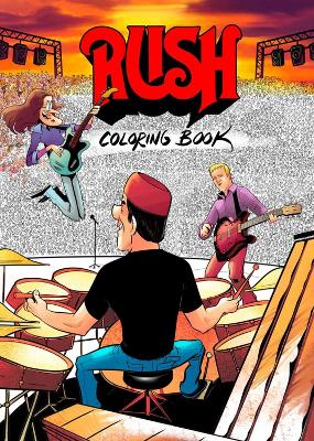 Book cover for Rush Coloring Book