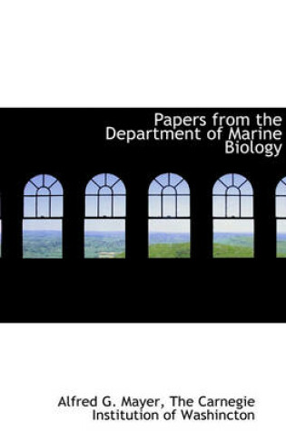 Cover of Papers from the Department of Marine Biology