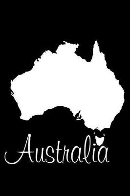 Book cover for Australia - Black Blank Notebook