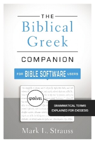 Cover of The Biblical Greek Companion for Bible Software Users