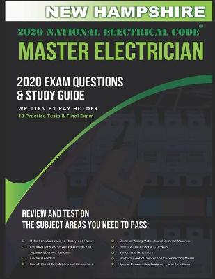 Book cover for New Hampshire 2020 Master Electrician Exam Study Guide and Questions