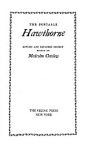 Book cover for Hawthorne Nathaniel : Portable Hawthorne