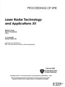 Book cover for Laser Radar Technology and Applications XII