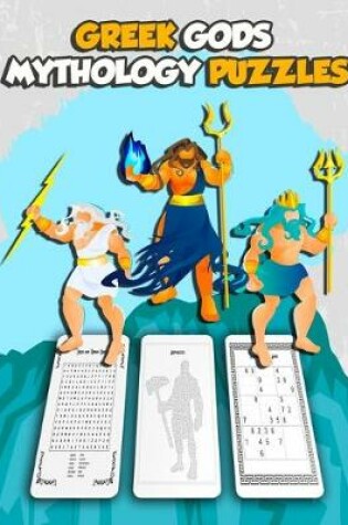 Cover of Greek Gods MythologY Puzzles