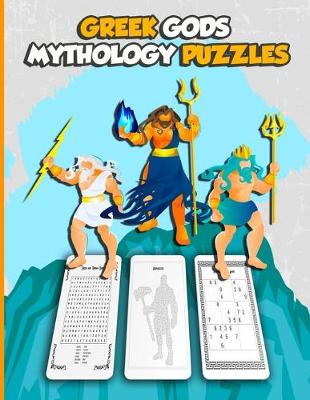 Book cover for Greek Gods MythologY Puzzles