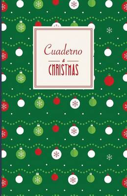 Book cover for Cuaderno Christmas. Bolas de Navidad