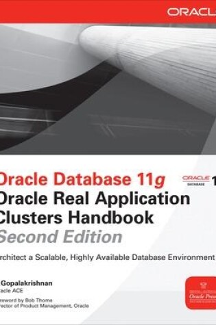 Cover of Oracle Database 11g Oracle Real Application Clusters Handbook