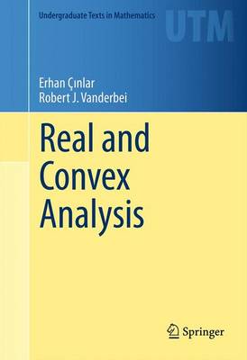 Book cover for Real and Convex Analysis