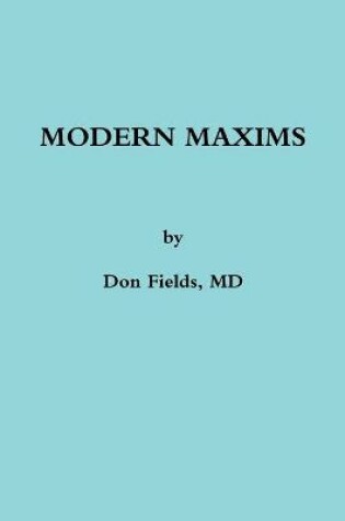 Cover of Modern Maxims