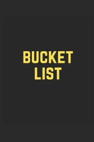 Cover of Bucket List