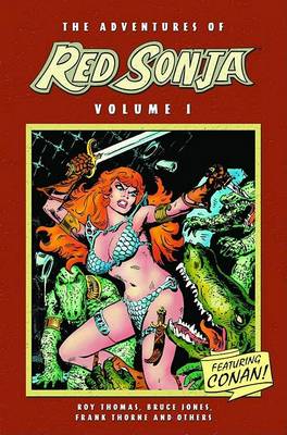 Book cover for The Adventures of Red Sonja