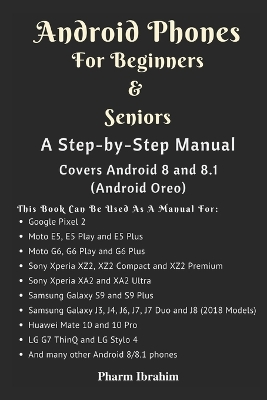 Book cover for Android Phones For Beginners & Seniors