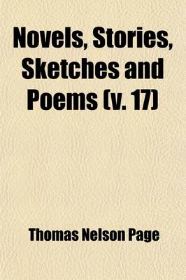 Book cover for Novels, Stories, Sketches and Poems (Volume 17)