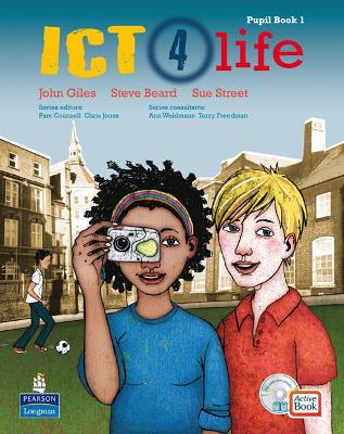Book cover for ICT 4 Life Year 7 Students' ActiveBook Pack with CDROM