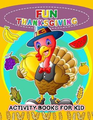 Book cover for Fun Thanksgiving Activity books for kids