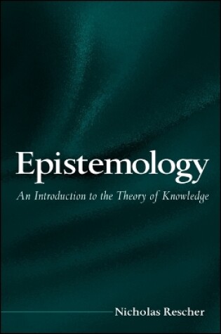 Cover of Epistemology