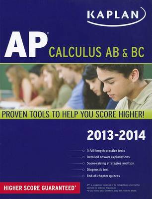 Book cover for Kaplan AP Calculus AB & BC