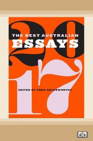 Cover of The Best Australian Essays 2017
