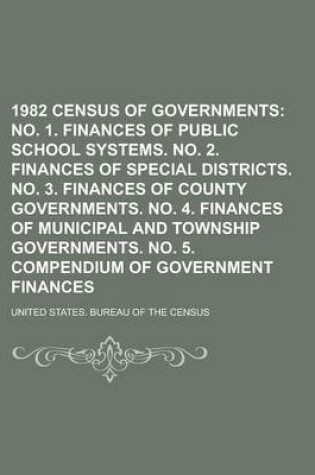 Cover of 1982 Census of Governments