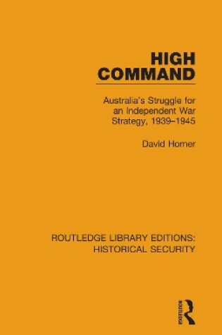 Cover of High Command