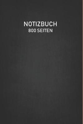 Book cover for Notizbuch 800 Seiten