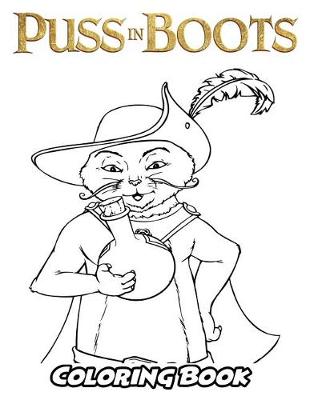 Book cover for Puss in Boots Coloring Book