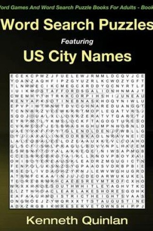 Cover of Word Search Puzzles Featuring US City Names