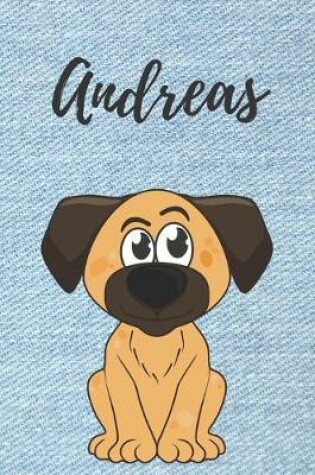 Cover of Personalisiertes Notizbuch - Hunde Andreas