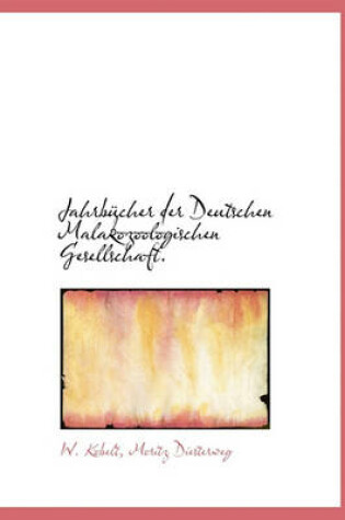 Cover of Jahrbucher Der Deutschen Malakozoologischen Gesellschaft.