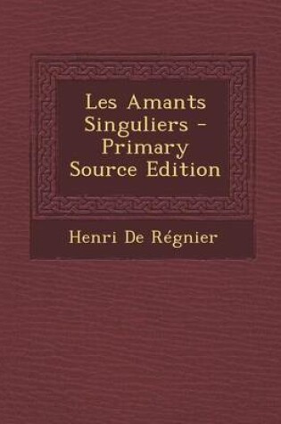 Cover of Les Amants Singuliers