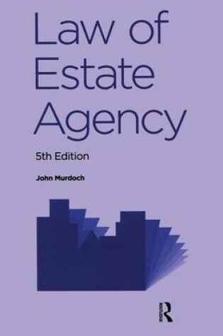 Cover of Law of Estate Agency