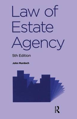 Book cover for Law of Estate Agency