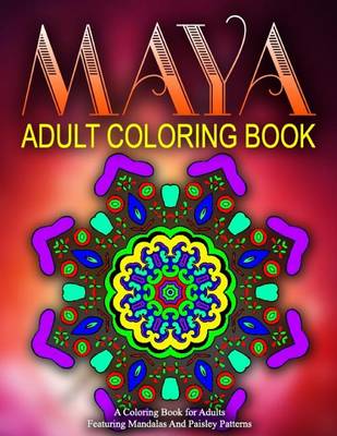 Book cover for MAYA ADULT COLORING BOOKS - Vol.18