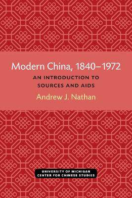 Cover of Modern China, 1840-1972