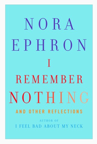 Book cover for I Remember Nothing