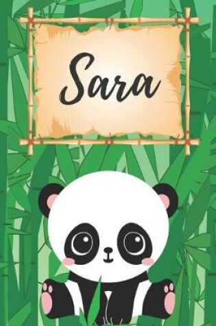 Cover of personalisiertes Notizbuch Panda / Malbuch / Kritzelbuch / Tagebuch / Journal / Notizheft / DIN A5 / Geschenke Sara