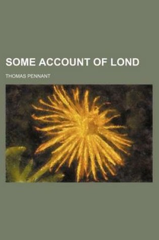 Cover of Some Account of Lond